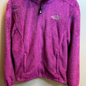 The North face purple jacket, size medium.